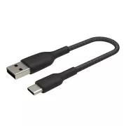 Belkin BOOST CHARGE™ USB-C/USB-A Kabel, 15cm, Schwarz - Langlebig