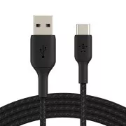 Belkin BOOST CHARGE™ USB-C/USB-A Kabel, 1m, Schwarz - Langlebig