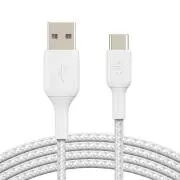 Belkin BOOST CHARGE™ USB-C/USB-A Kabel, 3m, weiß - langlebig