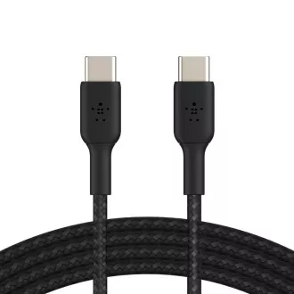 Belkin BOOST CHARGE™ USB-C/USB-C Kabel, 1m, Schwarz - Langlebig Belkin BOOST CHARGE™ USB-C/USB-C Kabel, 1m, Schwarz - Langlebig