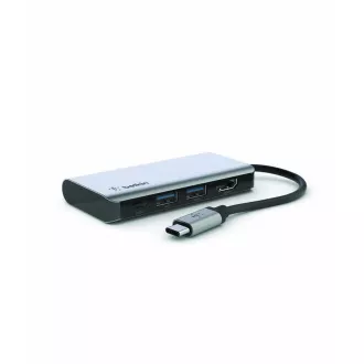 Belkin USB-C 4in1 Multiport Adapter - 4K HDMI, USB-C PD 3.0, 2x USB-A 3.0