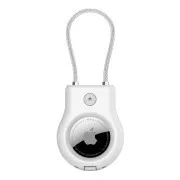 Belkin Secure AirTag Tasche mit Kabel - Weiß