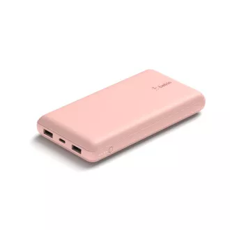 Belkin BOOST CHARGE™ USB-C PowerBank, 20000mAh, 15W, rosa Belkin BOOST CHARGE™ USB-C PowerBank, 20000mAh, 15W, rosa