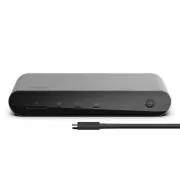 Belkin Thunderbolt 4 Pro Dock - Unterstützt 3 Displays bis zu 8K, TB4, USB-C, USB-A, HDMI, SD, GbE, Audio, Mac/PC