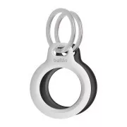 Belkin Secure AirTag Etui mit Schlüsselring - Schwarz & Weiß - 2er Pack