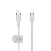Belkin BOOST CHARGE™ Lightning/USB-C-Kabel, 3 m, weiß - langlebiges PRO Flex