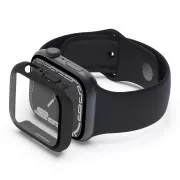 Belkin ScreenForce 2in1 Displayschutzfolie für Apple Watch Series 4/5/6/SE/7/8/9, 44/45mm, schwarz - NEUE VERSION