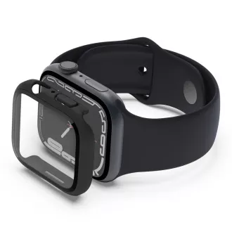 Belkin ScreenForce 2in1 Displayschutzfolie für Apple Watch Series 4/5/6/SE/7/8/9, 44/45mm, schwarz - NEUE VERSION