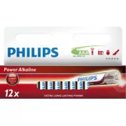 Philips AAA Power Alkaline-Batterien - 12 Stück