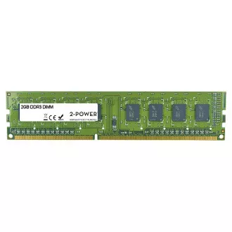 2-Power 2GB MultiSpeed 1066/1333/1600 MHz DDR3 Nicht-ECC DIMM 1Rx8 ( LEBENSLANGE GARANTIE )