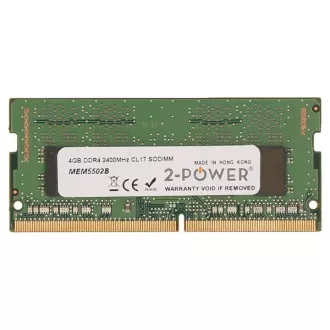 2-Power 4GB PC4-19200S 2400MHz DDR4 CL17 Non-ECC SoDIMM 1Rx8 (LEBENSLANGE GARANTIE) 2-Power 4GB PC4-19200S 2400MHz DDR4 CL17 Non-ECC SoDIMM 1Rx8 (LEBENSLANGE GARANTIE)