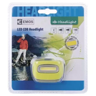 Emos LED-Stirnlampe P3528, 150 lm, 20 m, COB LED, 3x AAA Emos LED-Stirnlampe P3528, 150 lm, 20 m, COB LED, 3x AAA