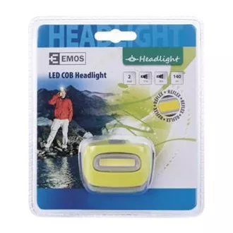 Emos LED-Stirnlampe P3528, 150 lm, 20 m, COB LED, 3x AAA Emos LED-Stirnlampe P3528, 150 lm, 20 m, COB LED, 3x AAA