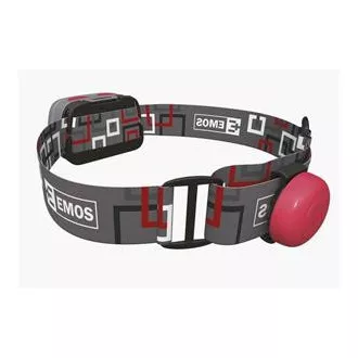 Emos LED-Stirnlampe P3531, 330 lm, 65m, 1x CREE   1x COB   rote LED hinten, 3x AAA  CR2032
