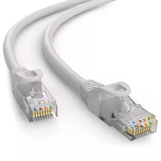 C-TECH Patchkabel Kat6e, UTP, grau, 0,25m