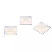 Fixapart CTMB 02 - selbstklebende Klemme für Klebeband 4,8mm, 28x28mm, weiß
