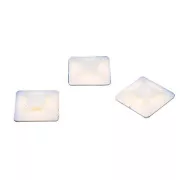 Fixapart CTMB 01 - selbstklebende Klemme für 3,6mm Band, 19x19mm, weiß
