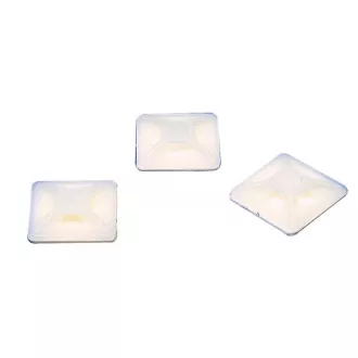 Fixapart CTMB 01 - selbstklebende Klemme für 3,6mm Band, 19x19mm, weiß Fixapart CTMB 01 - selbstklebende Klemme für 3,6mm Band, 19x19mm, weiß