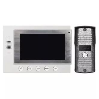 Emos Bildtelefon EM-07HD, Farbe 7" LCD Kamera mit 1 Taste, weiß Emos Bildtelefon EM-07HD, Farbe 7" LCD Kamera mit 1 Taste, weiß