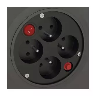 Emos Verlängerungstrommel - 4 Steckdosen, 25m, 1,5mm, PVC, IP20 Emos Verlängerungstrommel - 4 Steckdosen, 25m, 1,5mm, PVC, IP20