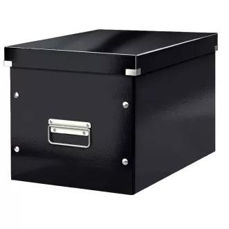 LEITZ Click&Store quadratische Box, Größe L (A4), schwarz
