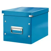 LEITZ Quadratische Box Click&Store, Größe M (A5), blau