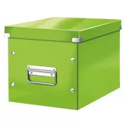 LEITZ Quadratische Box Click&Store, Größe M (A5), grün