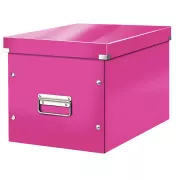 LEITZ Click&Store quadratische Box, Größe L (A4), rosa