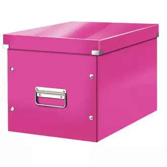 LEITZ Click&Store quadratische Box, Größe L (A4), rosa