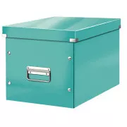 LEITZ Click&Store quadratische Box, Größe L (A4), eisblau