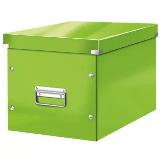 LEITZ Click&Store quadratische Box, Größe L (A4), grün