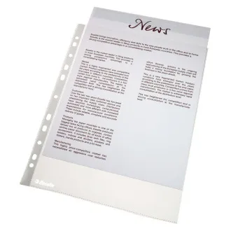 LEITZ Kunststofftaschen Esselte Economy A4, OP, 43 mic, Beutel 100 Stück LEITZ Kunststofftaschen Esselte Economy A4, OP, 43 mic, Beutel 100 Stück