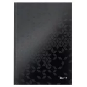 LEITZ Notizbuch WOW, A4, Linie, schwarz