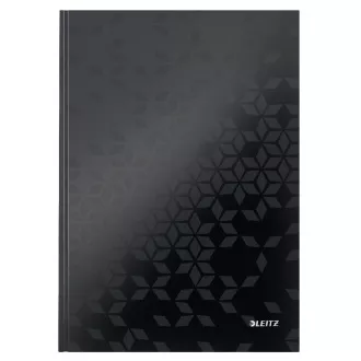 LEITZ Notizbuch WOW, A4, Linie, schwarz LEITZ Notizbuch WOW, A4, Linie, schwarz