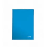 LEITZ Notizbuch WOW, A5, Linie, blau