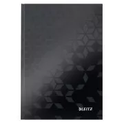 LEITZ Notizbuch WOW, A5, Linie, schwarz