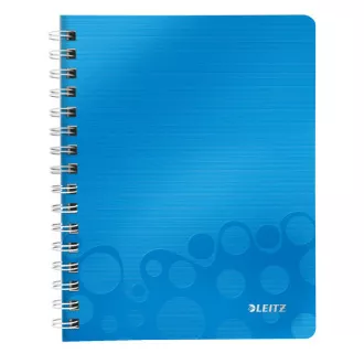 LEITZ Notizbuch WOW A5, PP, Linie, blau LEITZ Notizbuch WOW A5, PP, Linie, blau