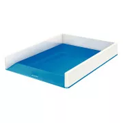 LEITZ Zweifarbige Aufbewahrungsbox WOW, weiß/blau