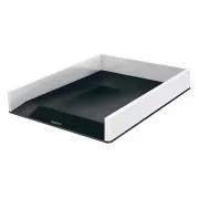 LEITZ Zweifarbige Aufbewahrungsbox WOW, weiß/schwarz