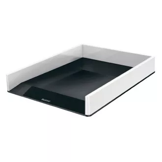 LEITZ Zweifarbige Aufbewahrungsbox WOW, weiß/schwarz