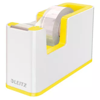 LEITZ Bandabwickelmaschine WOW, weiß/gelb LEITZ Bandabwickelmaschine WOW, weiß/gelb