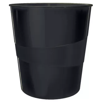 LEITZ Abfalleimer WOW, schwarz