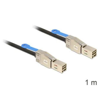Delock Kabel Mini SAS HD x 4 SFF 8644 Stecker > Mini SAS HD x 4 SFF 8644 Stecker 1 m Delock Kabel Mini SAS HD x 4 SFF 8644 Stecker > Mini SAS HD x 4 SFF 8644 Stecker 1 m