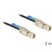 Delock Kabel Mini SAS HD x 4 SFF 8644 Stecker > Mini SAS HD x 4 SFF 8644 Stecker 2 m