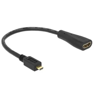 Delock High Speed HDMI Kabel mit Ethernet - Micro D Stecker > A Buchse Delock High Speed HDMI Kabel mit Ethernet - Micro D Stecker > A Buchse