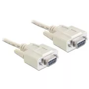 Delock Serielles Kabel Nullmodem 9-polig Buchse/Buchse 1,8 m