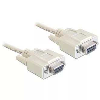 Delock Serielles Kabel Nullmodem 9-polig Buchse/Buchse 1,8 m Delock Serielles Kabel Nullmodem 9-polig Buchse/Buchse 1,8 m
