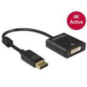 Delock Displayport 1.2 Stecker > DVI Buchse 4K aktiv schwarz