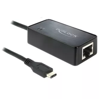 Delock Adapter SuperSpeed USB (USB 3.1, Gen 1) mit USB Type-C™ Stecker & Gigabit LAN 10/100/1000 Mbps Delock Adapter SuperSpeed USB (USB 3.1, Gen 1) mit USB Type-C™ Stecker & Gigabit LAN 10/100/1000 Mbps