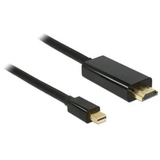 Delock-Kabel: Mini-DisplayPort 1.1 (Stecker) > HDMI-A (Stecker), 1 m
